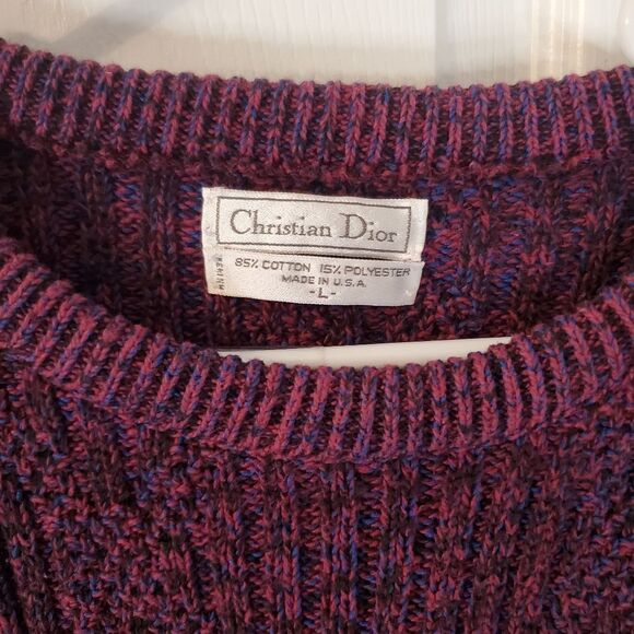 Christian Dior Ribbed Knit Crewneck Sweater - Picture 2 of 3